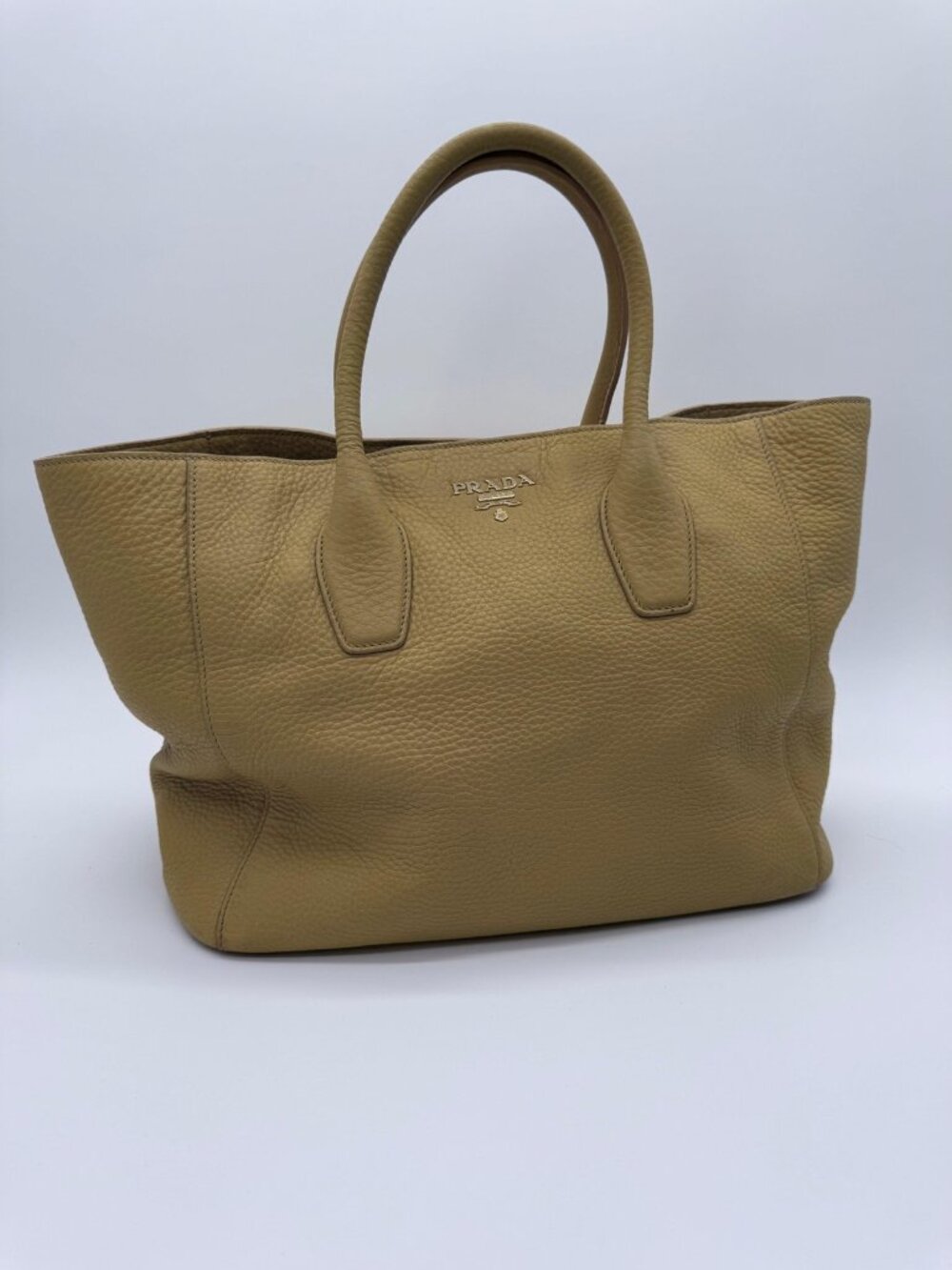 PRADA Vitello Daino Shopping Tote
